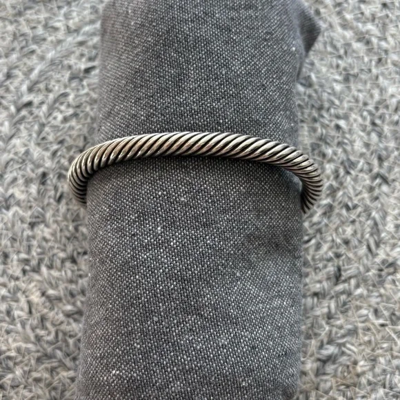 Garnet and Citrine Sterling Silver Cuff Bracelet - Picture 6 of 9